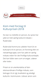 Mobile Screenshot of kulturparaplyen.dk